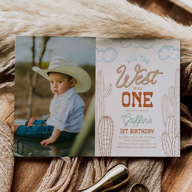 Foto de como o Ocidente foi um convite de aniversá (Criador carregado)