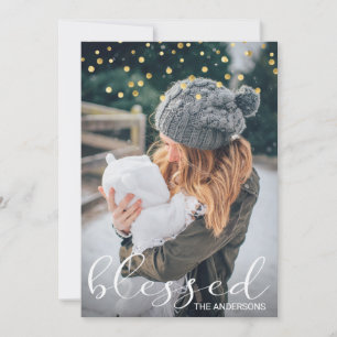 Foto de Confetti Dourada e Abençoada do Natal