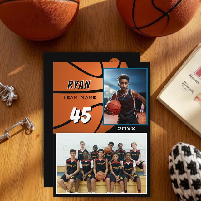 Foto de Equipe de Jogador de Basquete Moderno Memo (Criador carregado)