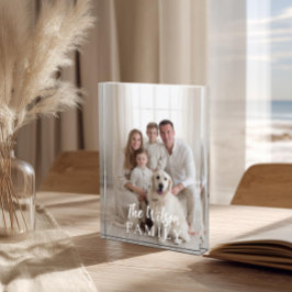 Foto de Família com Nome Personalizado