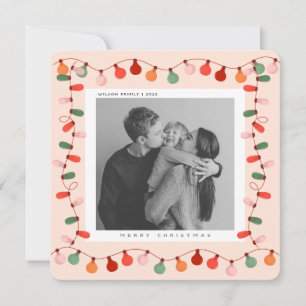 Foto de família de Natal adorável cartão postal de