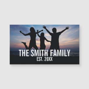 Foto de família personalizada com nome de famíli