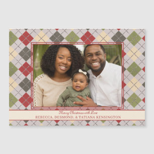 Foto de Feriado de Argyle Verde Vermelho, Natal Ru