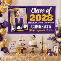 Foto de Formatura da Turma de 2026 em Dourado Roxo