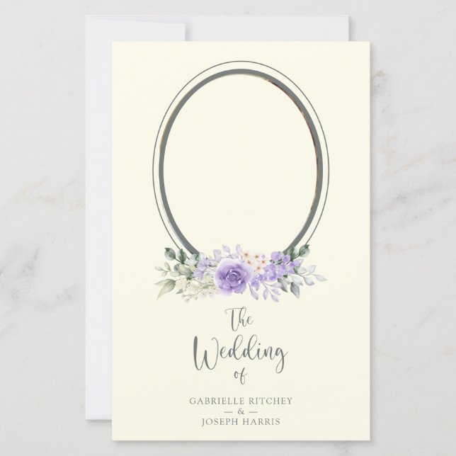 Foto de Garland Floral do Lilac Shades Clássico de (Frente)