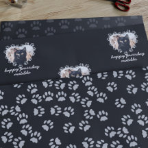 Foto de Gato Personalizada com Pegada de Pata de A