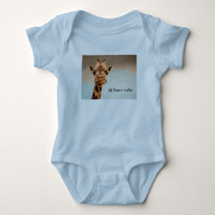 foto de girafa lá, linda, camiseta