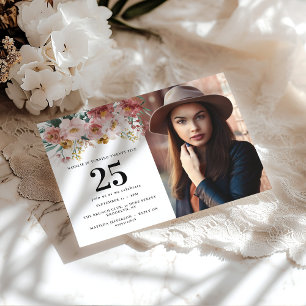 Foto de Girly Watercolor floral editável