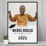 Foto de Graduação Moderna<br><div class="desc">Faça da sua graduação uma memória apreciada com a nossa Poster de Graduação. Com essa bela manutenção, você poderá olhar para trás com orgulho em seu dia especial e compartilhar seu marco com a família e amigos por anos. Não espere, fique com o seu hoje e aprecie sua graduação por...</div>