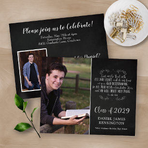 Foto de Graduação Versa da Bíblia Cristã de Or