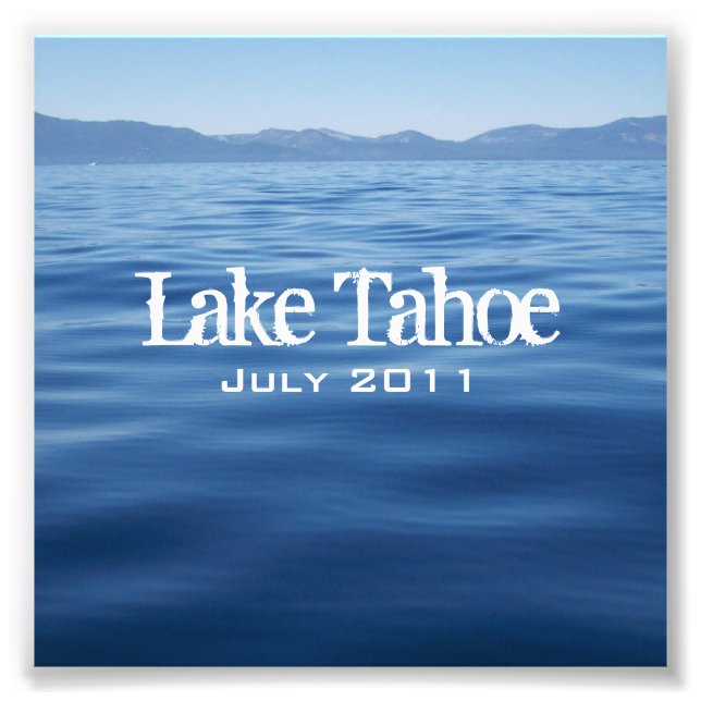Foto de Inserção no Lago Tahoe CD (Frente)