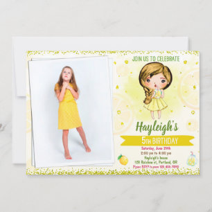 Foto de Lemon convite Citrus aniversation Lemonade