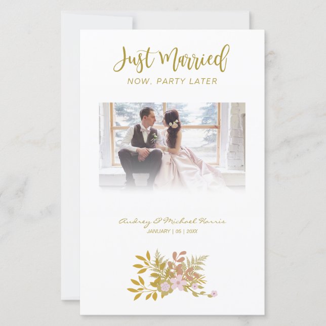 Foto de Liberação de Orçamento Foto de Casamento E (Frente)