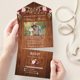 Foto de Luzes Florais Rustic Wedding