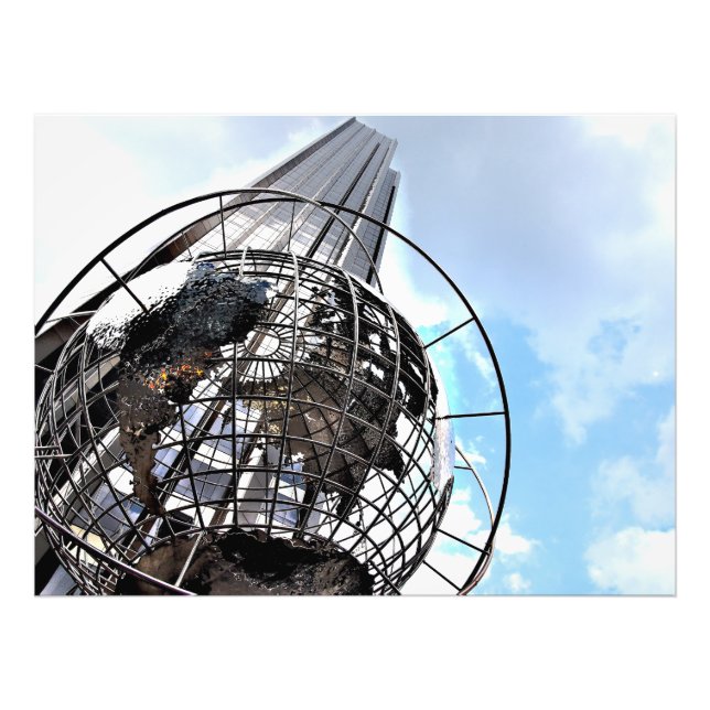 Foto De Manhattan ao céu (Frente)