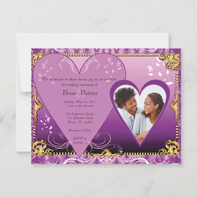 Foto de Modelo de Convite de Casamento, Eu tenho (Frente)