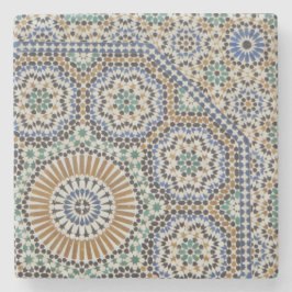 Foto de mosaico marroquino - porta copos de pedra