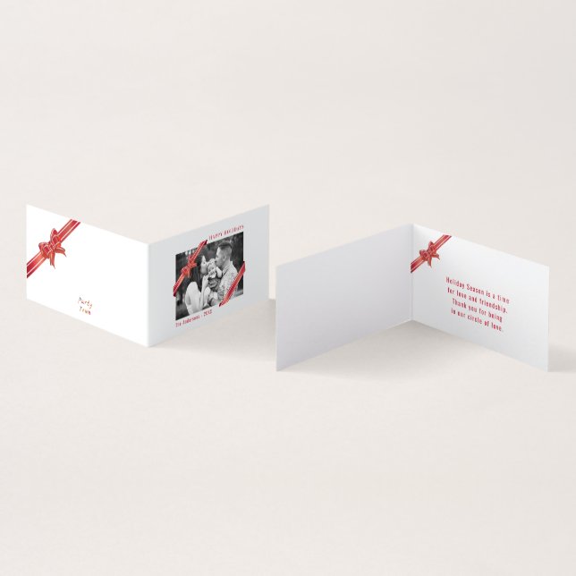 Foto de Natal da Apple Red Ribbon (Interior e exterior)