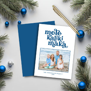 Foto de Natal da Retro Typografia Mele Kalikimaka