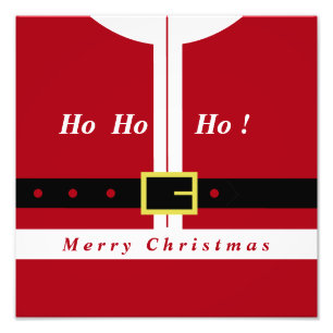 Foto de Natal Impressão Funny Santa Claus Design