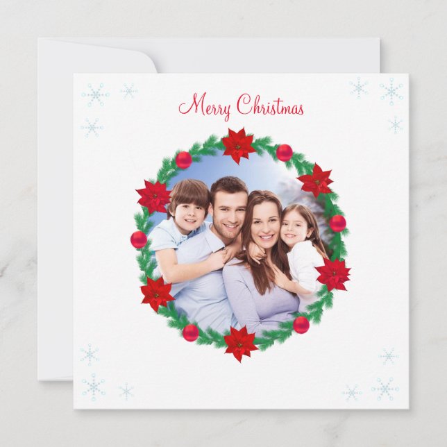 Foto de Natal Personalizada, Coroa de Pinheiro & P (Frente)