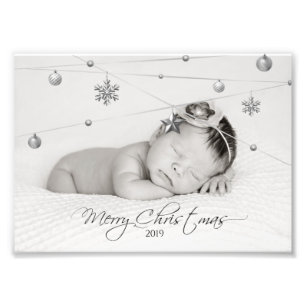 Foto de Natal personalizada e caligrafia