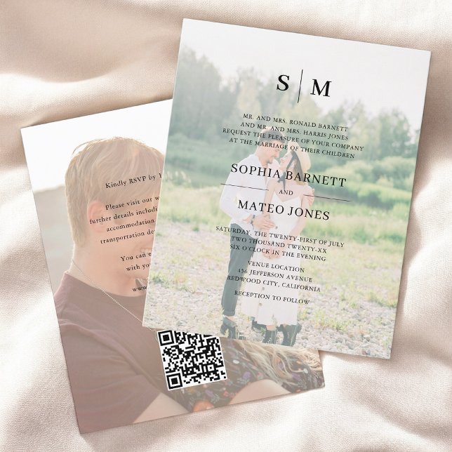 Foto de Orçamento Casamento de Código QR Elegante  (Criador carregado)