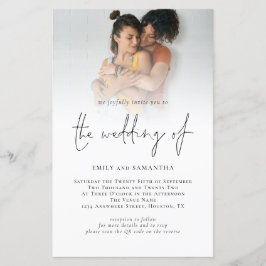 Foto de Orçamento Código QR Script Lésbica Casamen