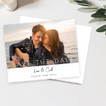 Foto de orçamento e caligrafia 5 MOD Salvar data<br><div class="desc">** SATIN PAPER É PAPEL FINO. ATUALIZE O PAPEL PARA OBTER UM PAPEL MAIS ESPESADO. TEM UMA OPÇÃO PARA ENVELOPES. *** Economize dinheiro em convites com este convite menor que tem uma opção para envelopes. Prepare seus convidados para o maravilhoso casamento com sua Foto e Caligrafia 5 MOD Salve os...</div>
