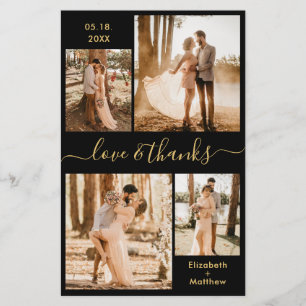 Foto de Orçamento Escrita Dourada Casamento Preto 