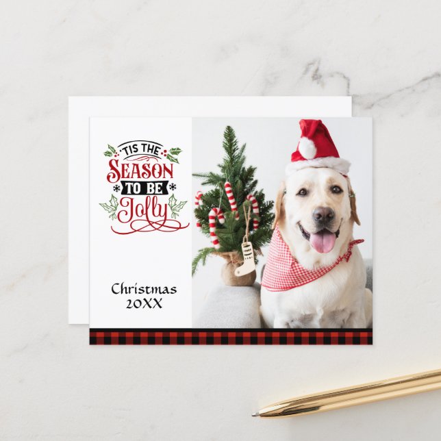 Foto de Orçamento Esta é a Estação de Natal Jolly (Frente/Verso In Situ)