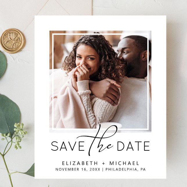 Foto de Orçamento Salvar O Anúncio de Data (An affordable save the date announcement without compromising on quality or design)