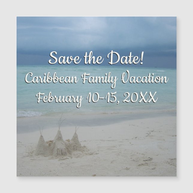 Foto de Paisagem de Praia de Stormy Sandcastle (Frente)