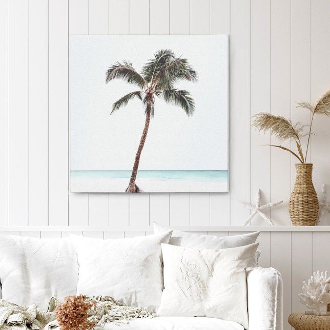 Foto de Palm Tree Canvas Tropical Costeira de Verã (Criador carregado)
