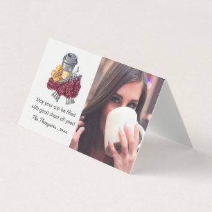 Foto de saudação de Natal do Café Lover