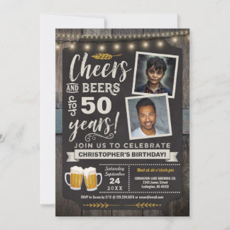 Foto de Saúde e Cervejas 50º Convite de Aniversári