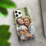 Foto de Script Moderno BFF Besties de Ano Personal<br><div class="desc">A capa de telefone dos melhores amigos para sempre em um design de script moderno com seu ano personalizado,  sua amizade foi estabelecida. Surpreenda seu Bestie com esta divertida e doce surpresa!</div>