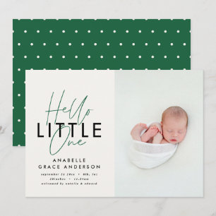 Foto de script moderno saudação de um pequeno anún