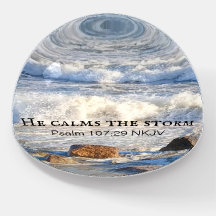 Foto de Stormy Sea Ele Calma a Bíblia das Tempesta