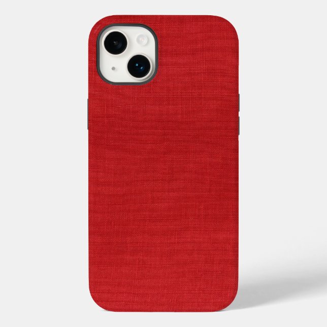Foto de Textura de Linen Vermelho (Verso)
