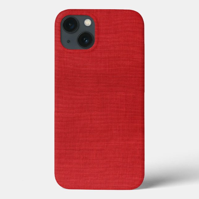 Foto de Textura de Linho Vermelho (Verso)