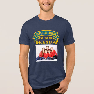 Foto de upload - melhor camisa Tri-Blend do avô