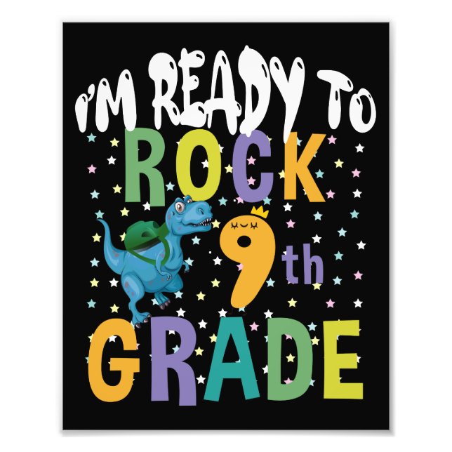 Foto De volta à escola estou pronto para balançar o Din (Frente)