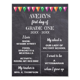 Foto De volta à escola Quadro de discussão sobre mim