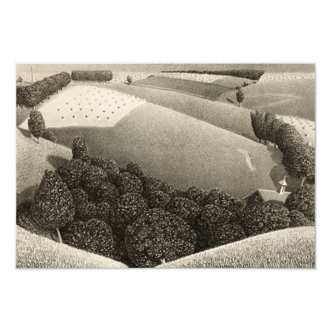 Foto Décimo quinto de julho de 1938 por Grant Wood (Frente)