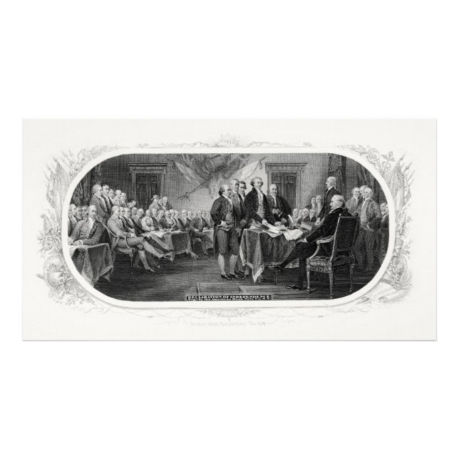 Foto Declaração de Independência: Nota de 2 Dólares, Gr (Frente)