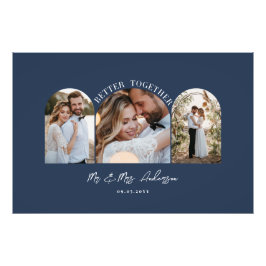 Foto Decoração de presente de casamento com arco azul m