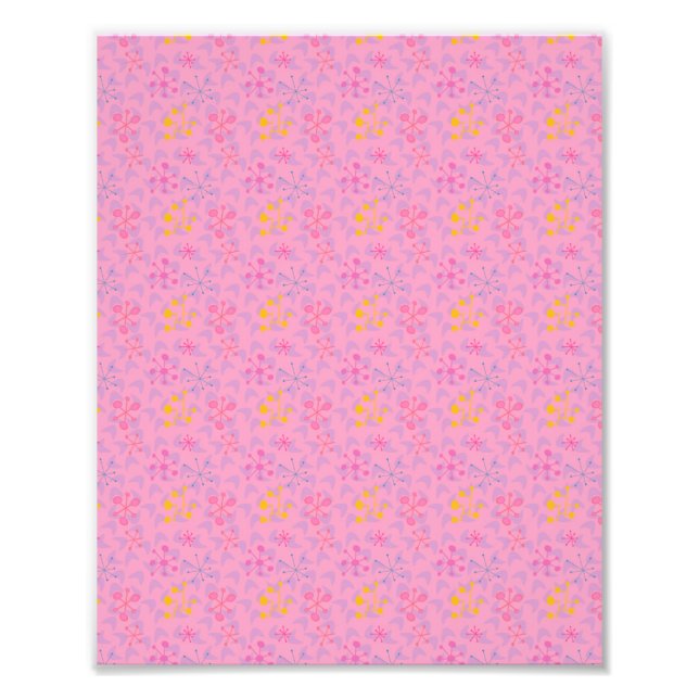 Foto decorative childish pattern pink (Frente)