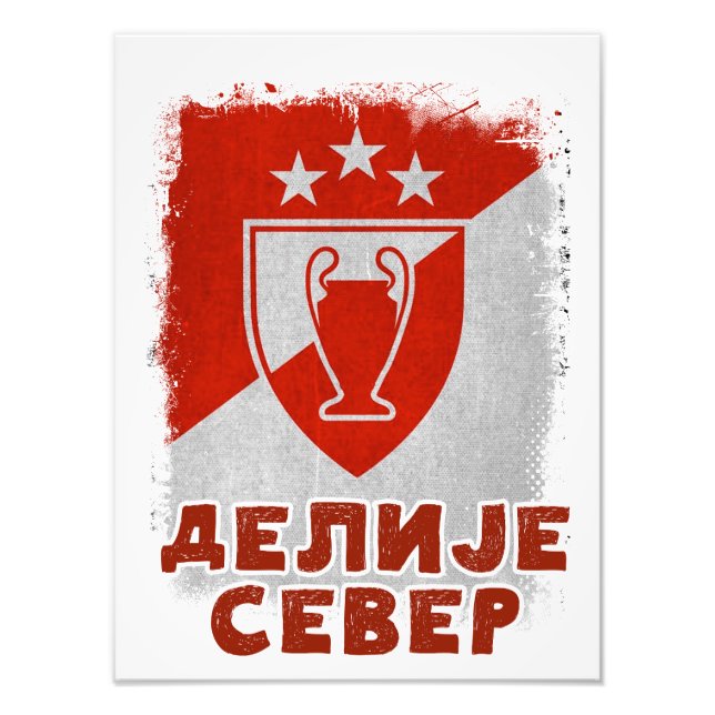 Foto Delije Sever Crvena Zvezda Beograd Trophy 1991 (Frente)
