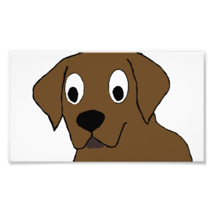 Foto desenho animado de chocolate labrador
